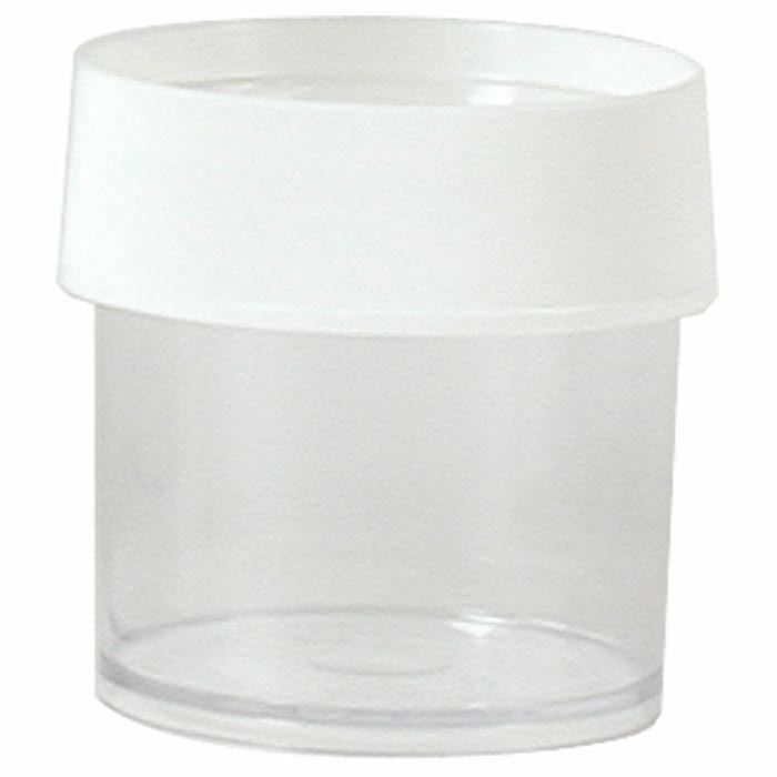 Nalgene 4oz Poly Straight-Side Wide Mouth Storage Bottle/Jar Clear w/White Lid
