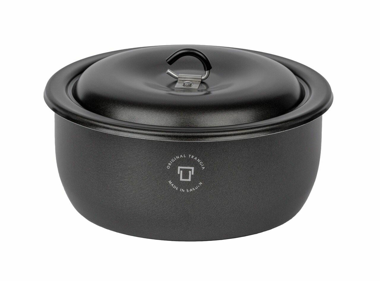 Trangia Tundra 2 Non-Stick Camping Cook Set – Saucepans, Lid, Pot Lifter, Sack