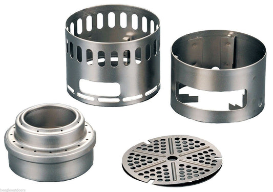 Evernew Titanium Alcohol Stove DX Stand Set EBY255 – Ultralight Backpacking