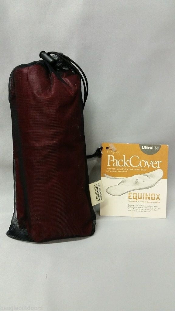 NEW Equinox Stingray Ultralite Internal Frame S Pack Cover Red Silicone Nylon