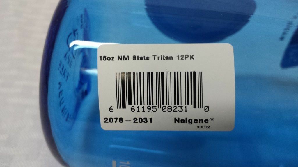 Nalgene Narrow Mouth 16 oz Sustain Water Bottle – Slate – BPA-Free