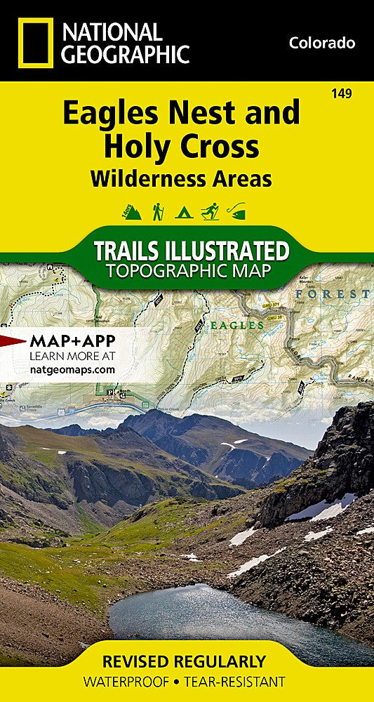 Collegiate Peaks Eagles Nest CO Waterproof GMU Map Bundle Hiking Hunting Camp
