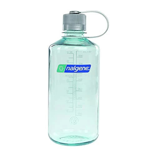 Nalgene Sustain Tritan BPA-Free Water Bottle – Narrow Mouth, 32 oz, Seafoam