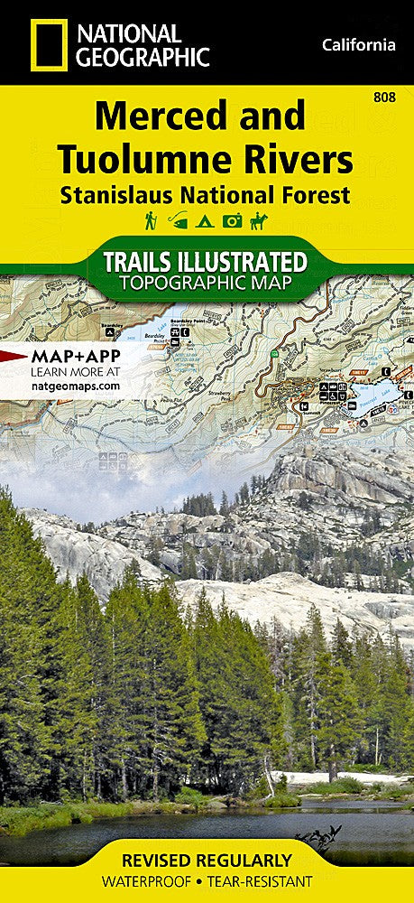 Stanislaus National Forest CA Waterproof Map Bundle Pack Hiking Camping