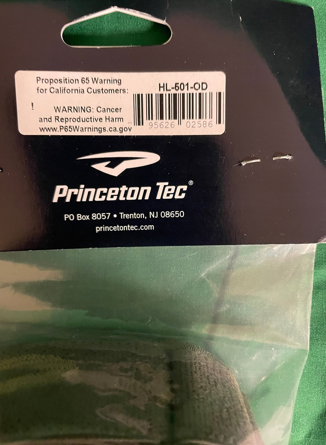 Princeton Tec Replacement Headlamp Strap 1" Olive Drab HL-501-OD