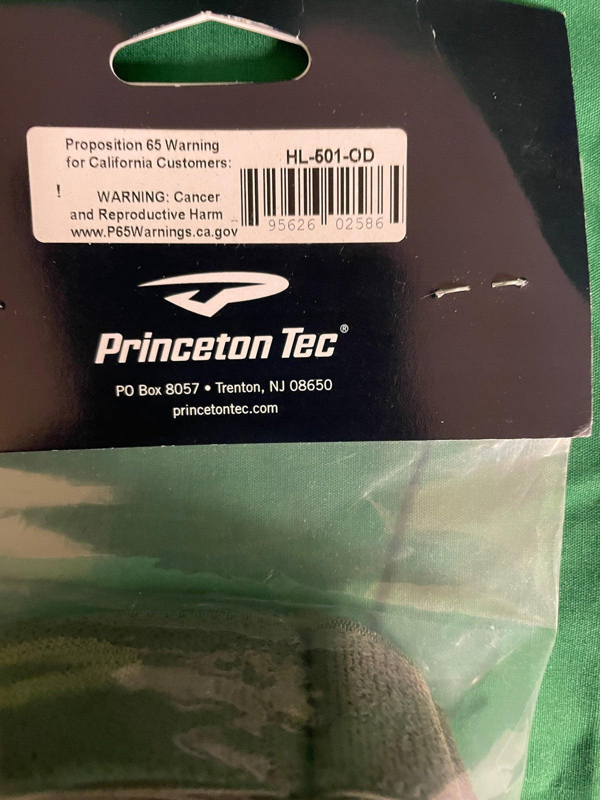 Princeton Tec Replacement Headlamp Strap 1" Olive Drab HL-501-OD