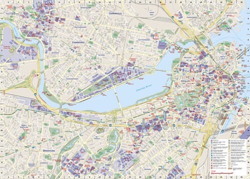 National Geographic City Destination Map Boston MA DC00620541