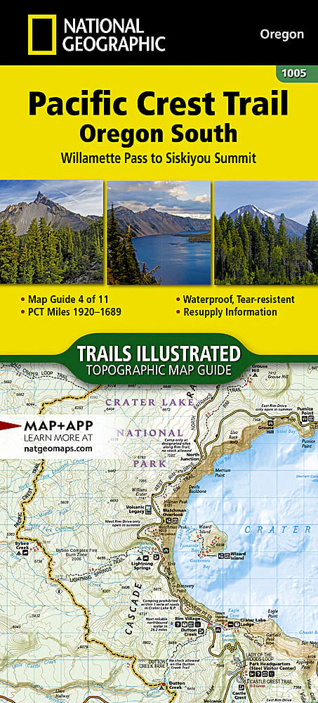 PCT Oregon South: Map #1005