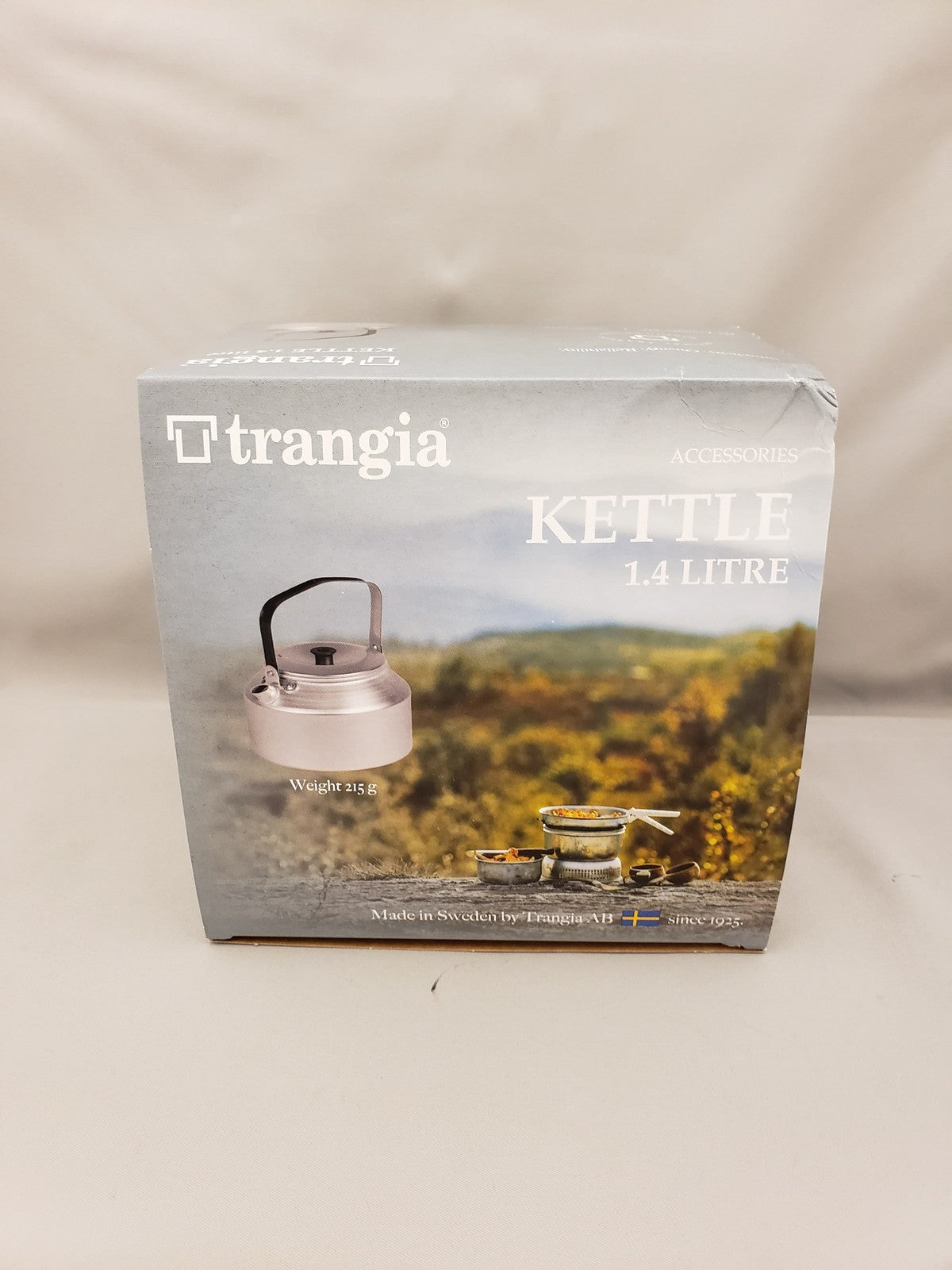 Trangia 1.4L / 47 oz Aluminum Kettle with Lid – Works with Most Stove Systems