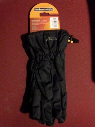 Outdoor Designs Summit Lite Glove Waterproof Breathable Black Gloves Size L