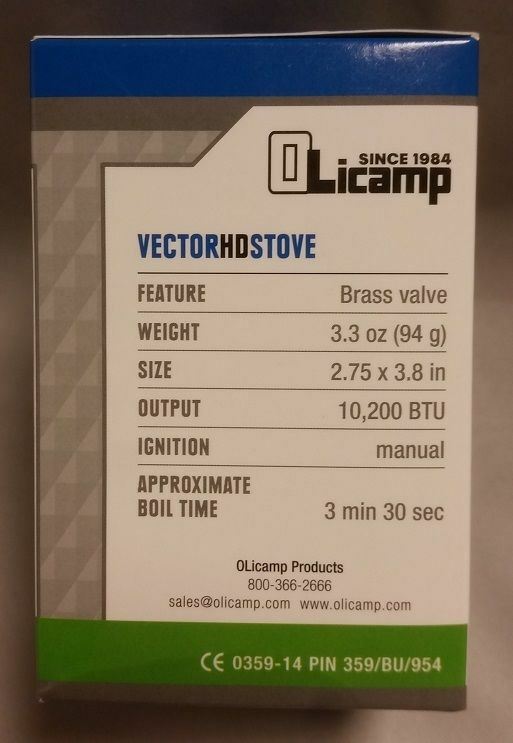 Olicamp Vector HD Camp Stove – Heavy Duty Lightweight Canister Stove
