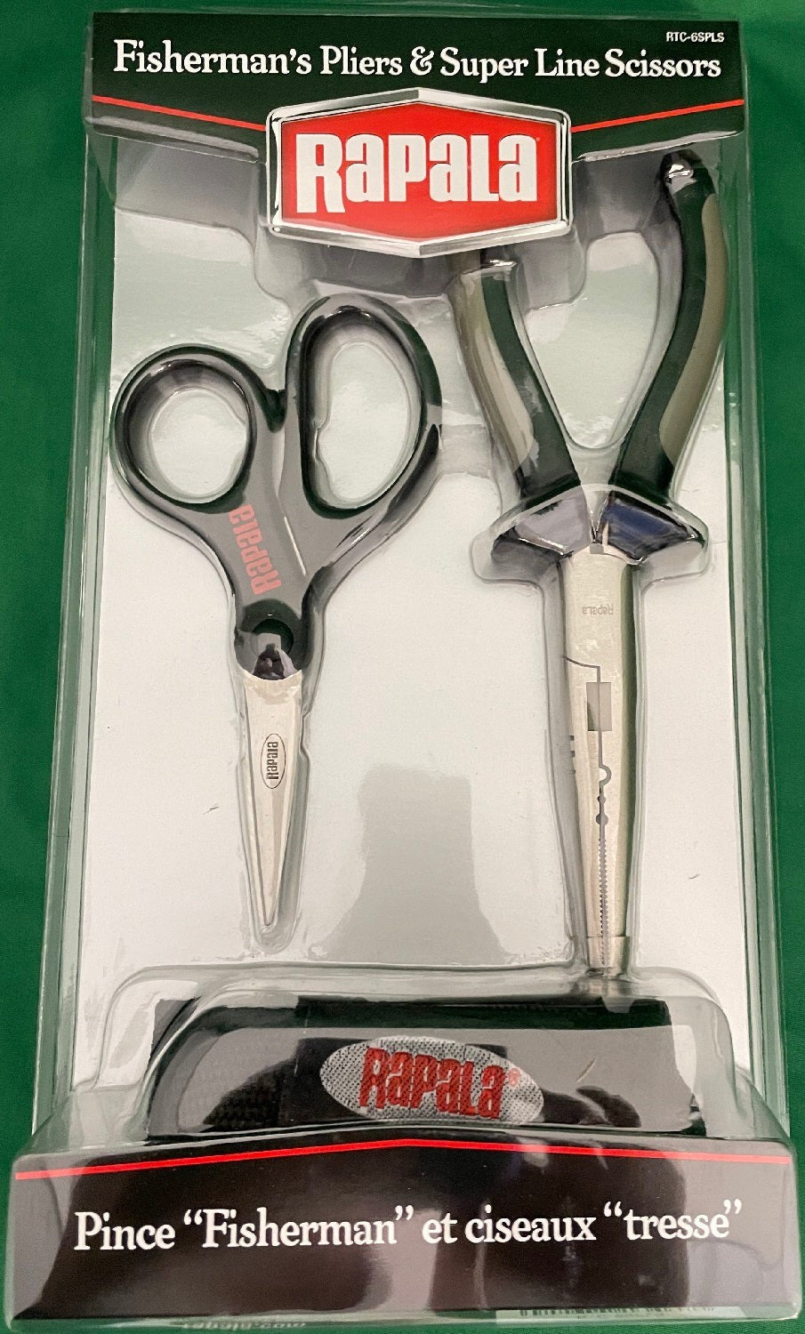 Rapala Pliers & Super Line Scissors Combo Set RTC-6SPLS