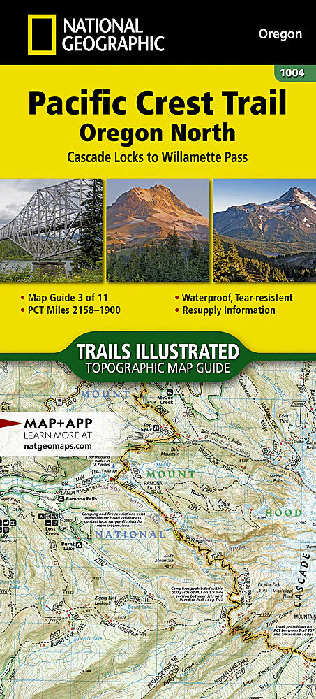 PCT Oregon North: Map #1004