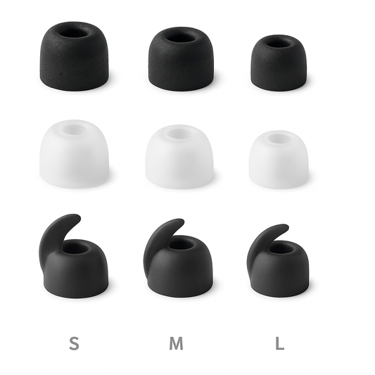 Jaybird Replacement Earbud Tips – Isolation, Comfort & Sport Styles (All Sizes)