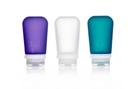 Humangear GoToob+ Large Clear / Purple / Teal 3-Pack HG3189