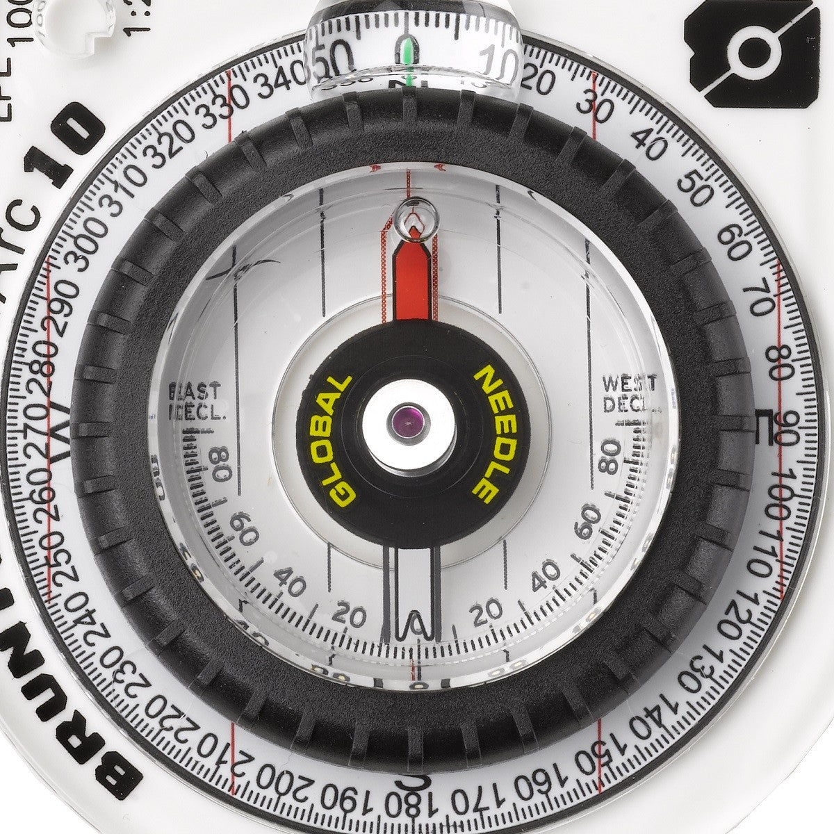 Brunton TruArc 10 Luminescent Baseplate Compass w/Lanyard F-TRUARC10-GLOW