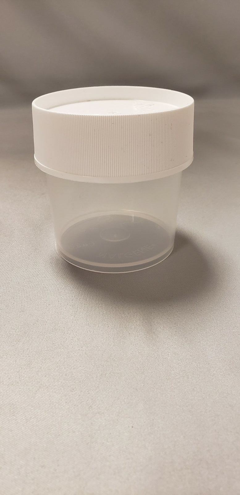 Nalgene 4oz Poly Straight-Side Wide Mouth Storage Bottle/Jar Clear w/White Lid