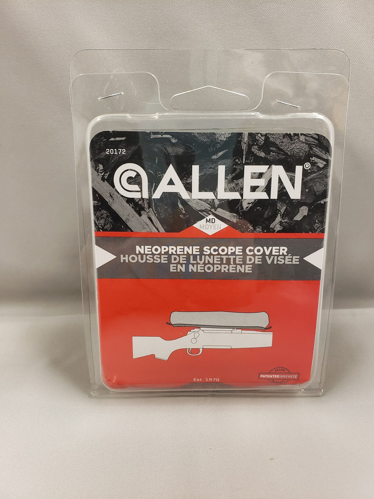 Allen Neoprene Scope Cover – Reversible Camo/Black Sz M Fits up to 44mm Lens
