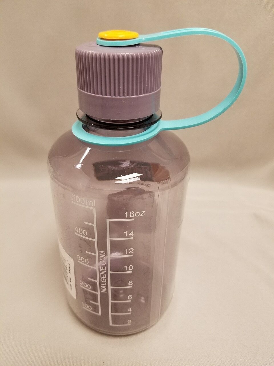 Nalgene Narrow Mouth 16 oz Sustain Water Bottle – Aubergine – BPA-Free