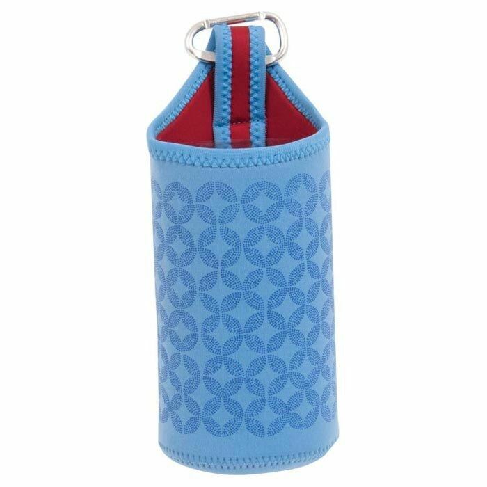 Nalgene Insulated Neoprene 32oz Bottle Sleeve/Carrier Blue w/Loop & Carabiner