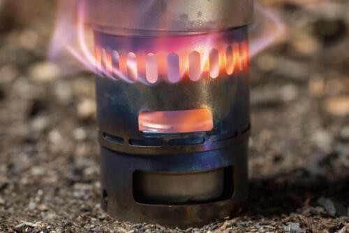 Evernew Titanium Ti Mug Pot 500 / Alcohol Stove / DX Stand Set / System ECA538