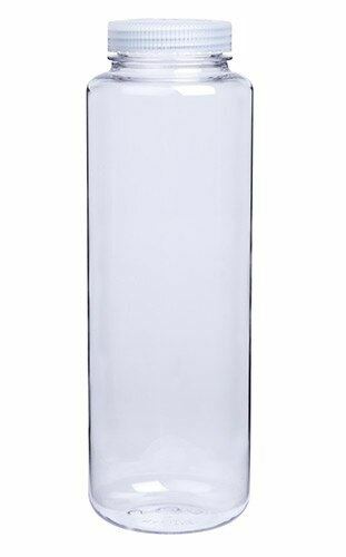 Nalgene 48oz Air-Tight Wide Mouth Kitchen Storage Bottle Clear w/White Lid