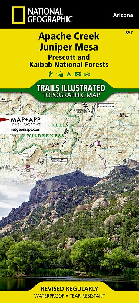 Prescott National Forest AZ Waterproof Map Bundle Pack Hiking Camping