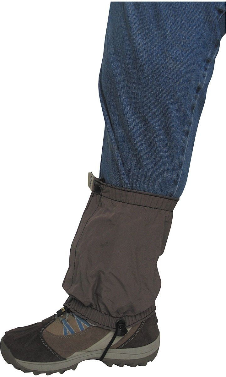 Equinox Low Gaiters – Tan Supplex Breathable Hiking Gaiters w/ Cord Locks