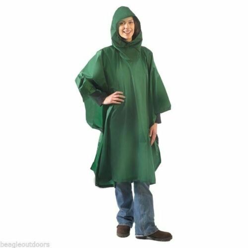 Equinox Terrapin Ultralite Rain Poncho w/Extension Asstd. Colors 58"x104"