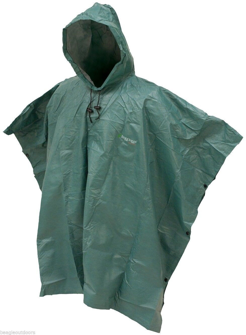 NEW Frogg Toggs Ultra-Lite2 Breathable Rain Poncho w/Side-Snaps & Hood FTP1714
