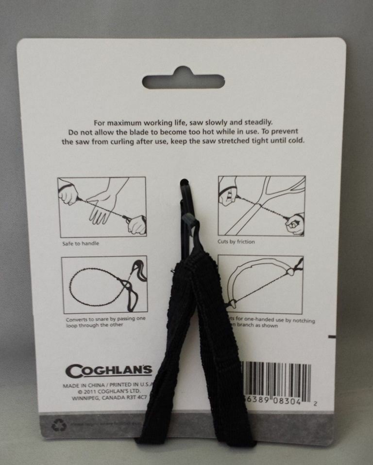 Coghlan’s Commando Pocket Saw – 20" Stainless Steel Survival Tool 8304