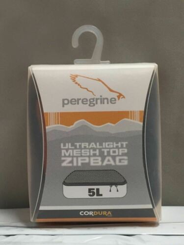 Peregrine Ultralight Mesh-Top Small Zipbag Storage Bag / Sack Orange 329197