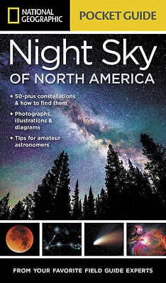 Night Sky North America Pocket Guide Book Star Gazing Astronomy Camping Outdoor