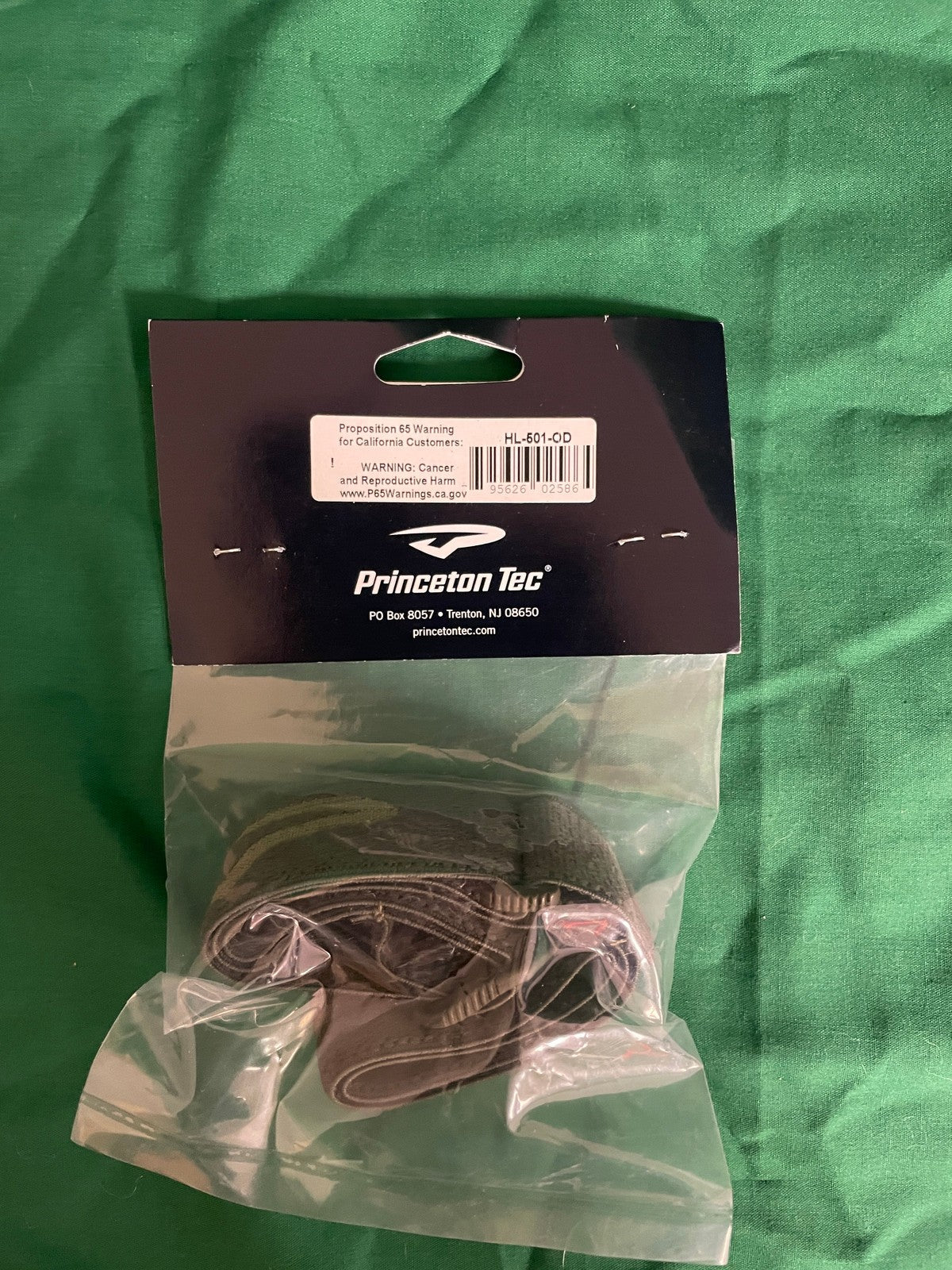 Princeton Tec Replacement Headlamp Strap 1" Olive Drab HL-501-OD