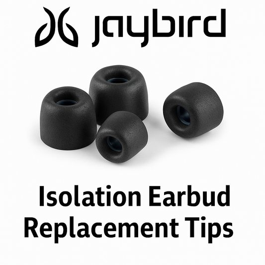 Jaybird Isolation Earbud Replacement Tips – Noise-Isolating Memory Foam