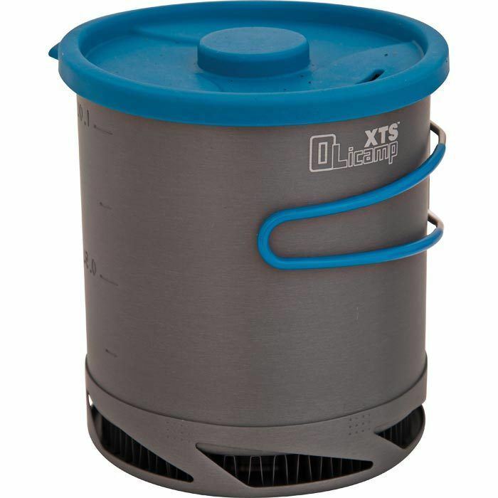 Olicamp Kinetic Ultra Titanium Butane Gas Backpacking Stove XTS 1L Pot Combo