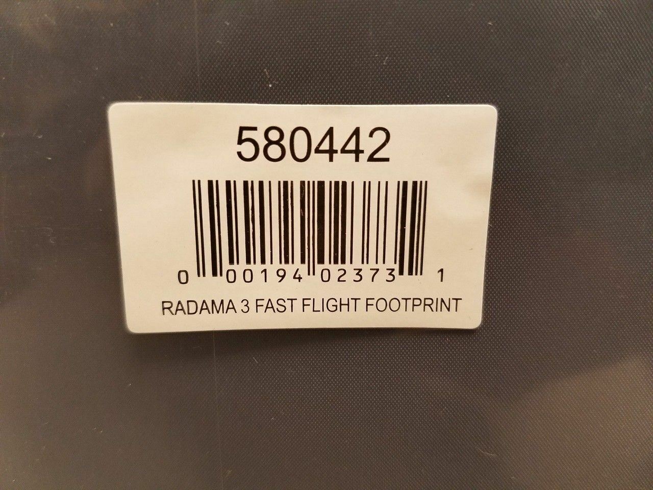 Peregrine Outfitters Fast Flight Footprint / Floor Protector for Radama 3 Tent