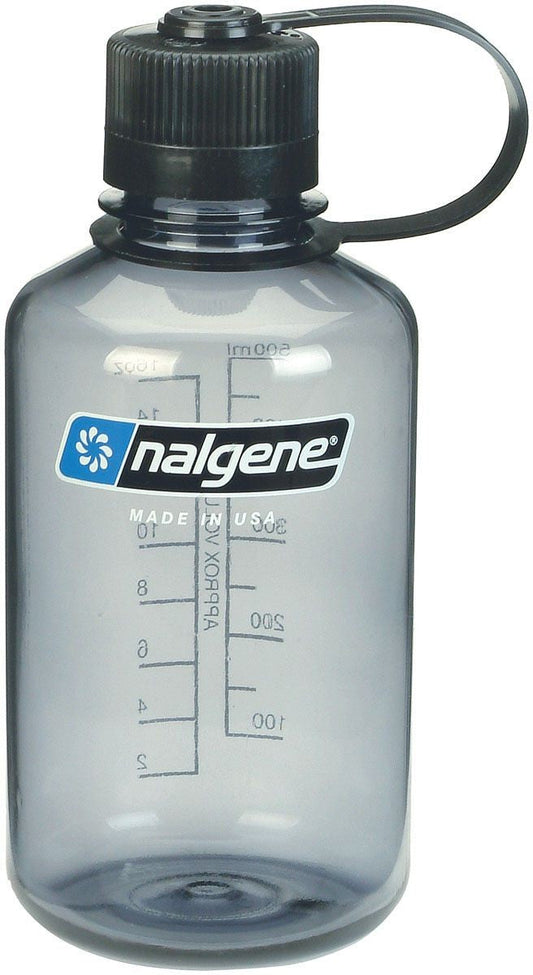 Nalgene Narrow Mouth 16 oz Sustain Water Bottle – Gray – BPA-Free 