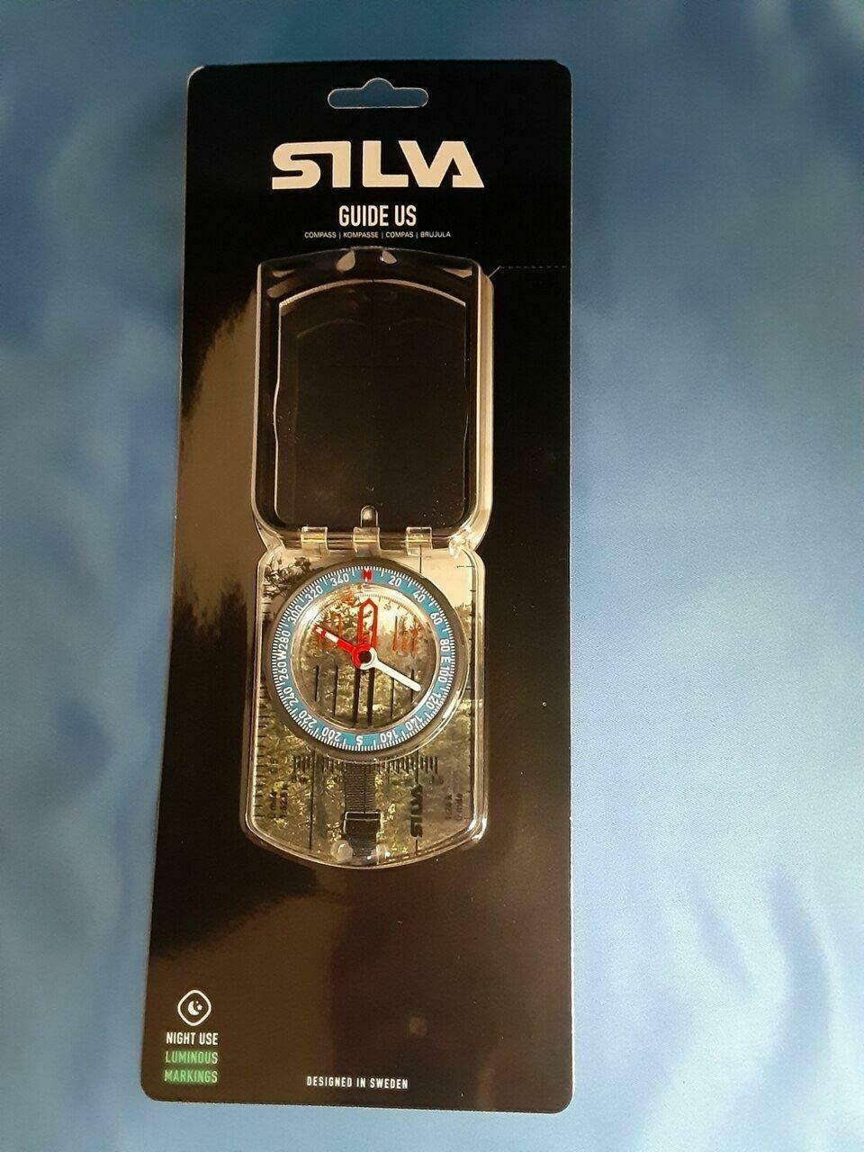 Silva Guide US Liquid-Filled Compass w/Scale Lanyard & Mirror Sighting System
