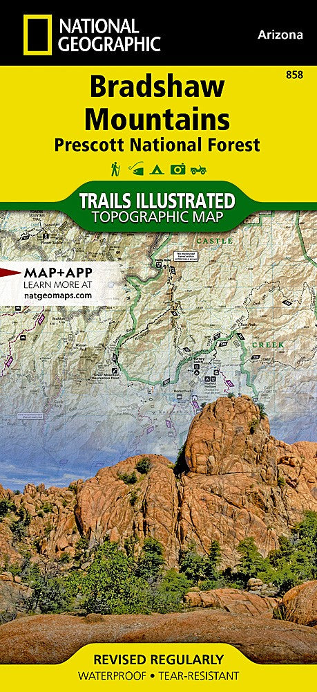 Prescott National Forest AZ Waterproof Map Bundle Pack Hiking Camping