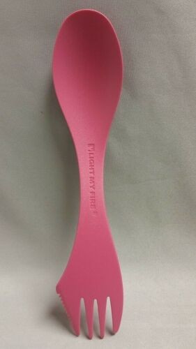 Light My Fire Spork XM Extra-Medium Spoon-Fork-Knife Combo Utensil Fuchsia