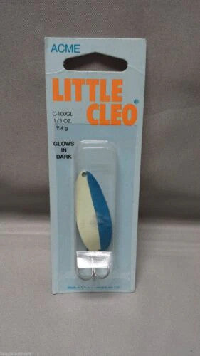 Acme Little Cleo C-100GL White and Blue Fishing Lure