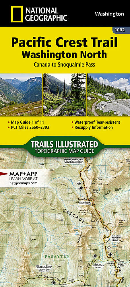 PCT Washington North: Map #1002