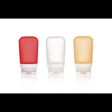 Humangear GoToob+ Medium Clear / Red / Orange 3-Pack HG3185