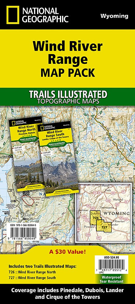 Buffalo National River AR Waterproof Map Bundle Pack Hiking Canoeing Camping