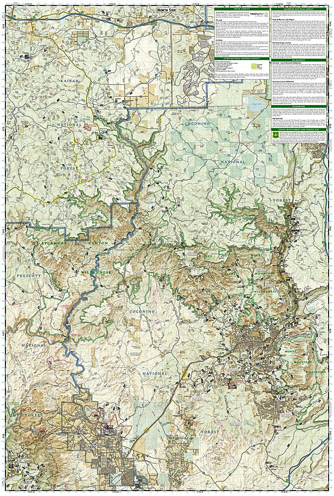 Prescott National Forest AZ Waterproof Map Bundle Pack Hiking Camping