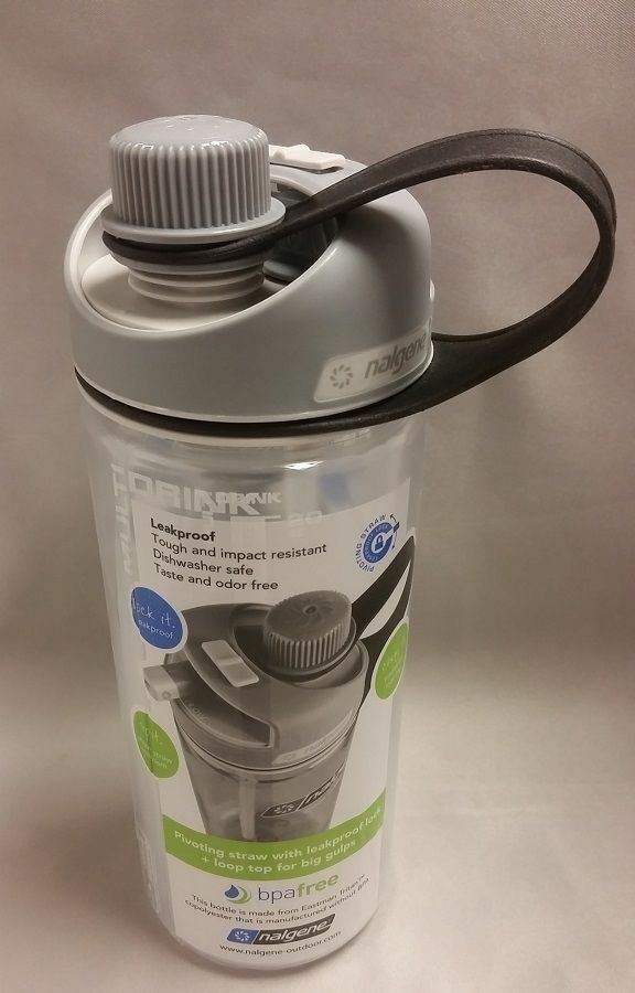 Nalgene Multidrink Sustain 20oz Gray Bottle w/Gray Cap BPA-Free