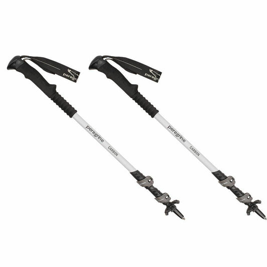 Peregrine Uinta Carbon Telescopic Trekking Poles 1-Pair w/Ergo Grip & Baskets