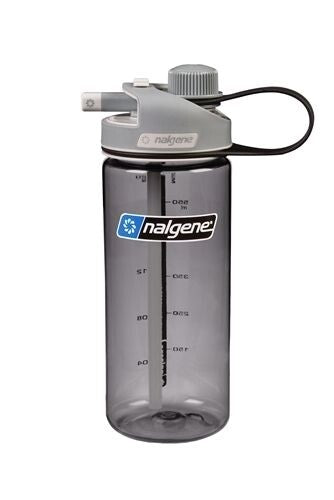 Nalgene Multidrink Sustain 20oz Gray Bottle w/Gray Cap BPA-Free