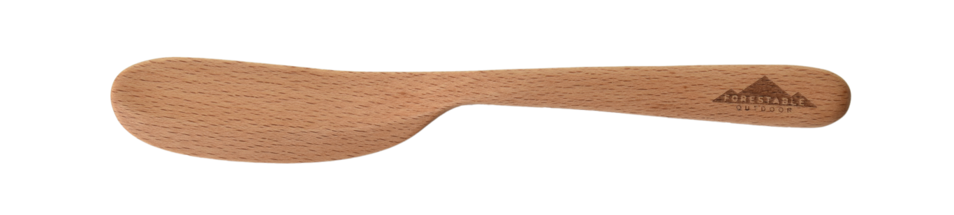 New Evernew Forestable Wood Flatware Butter Knife 6.5" Utensil ECZ221